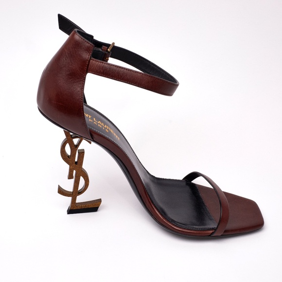 Saint Laurent YSL Calfskin Opyum Sandals - Picture 1 of 7